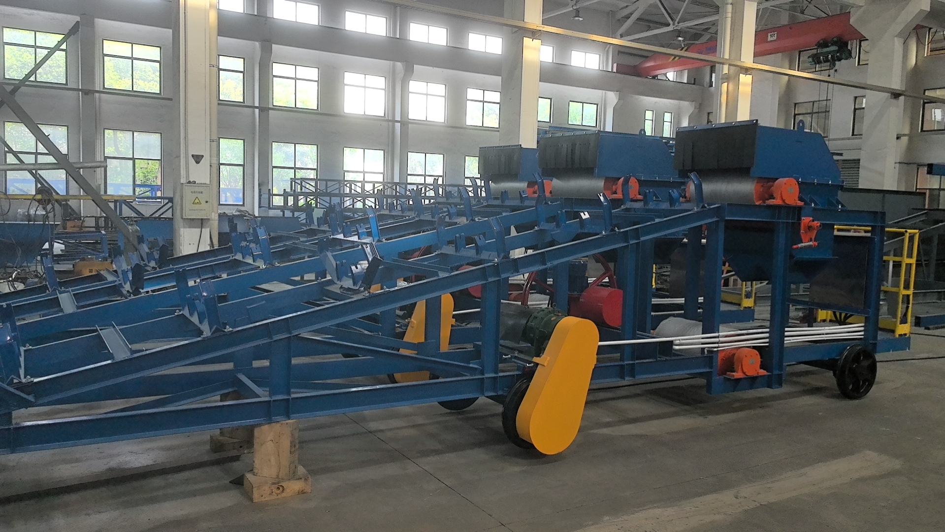 Gari la kutokwa na ukanda wa conveyor